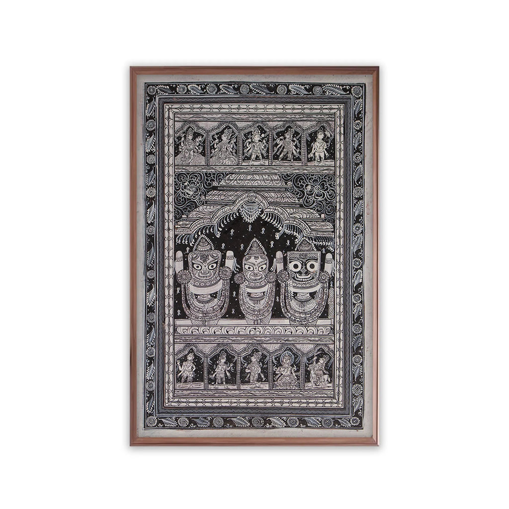 Orissa Pattachitra - Jagannath Ji with dasavtar