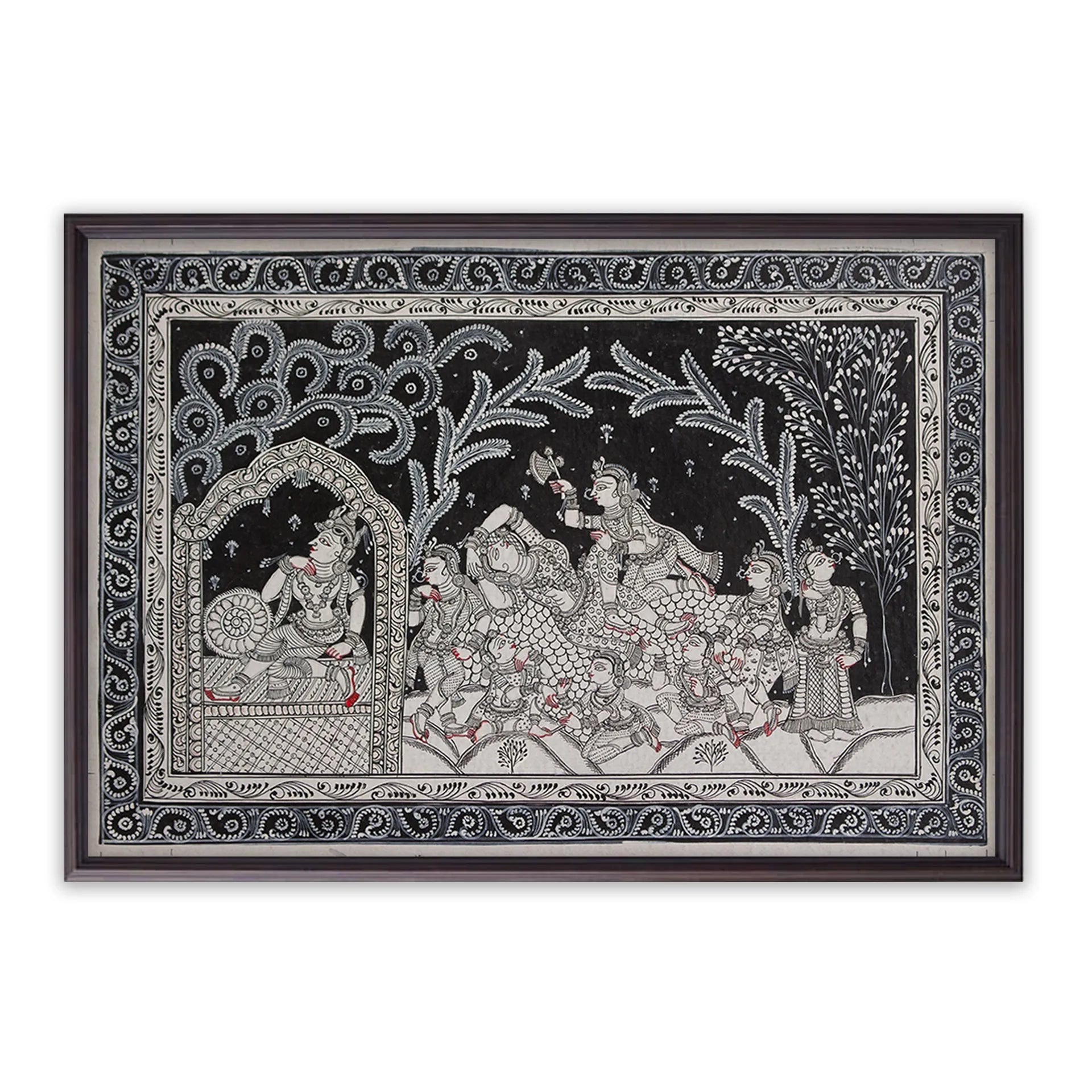 Orissa Pattachitra - Radha and Krishna