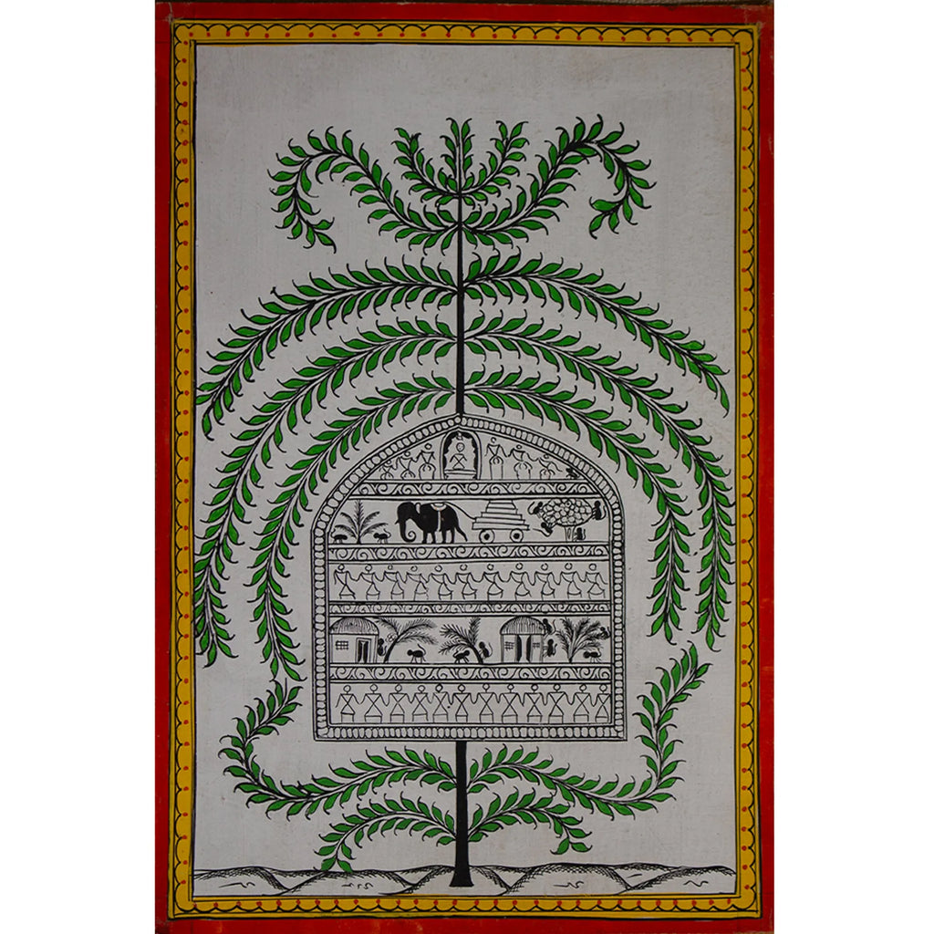 Orissa Pattachitra - Tribal tree