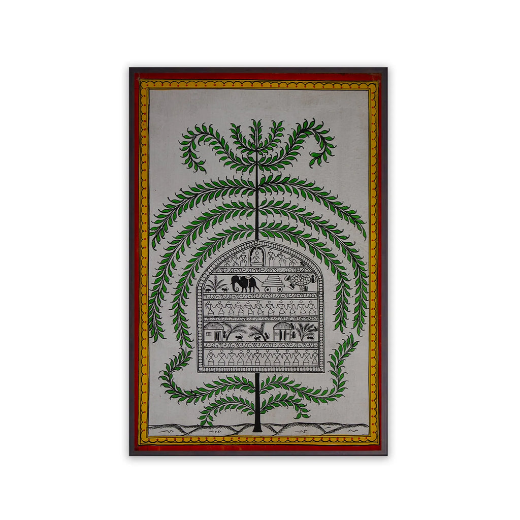 Orissa Pattachitra - Tribal tree