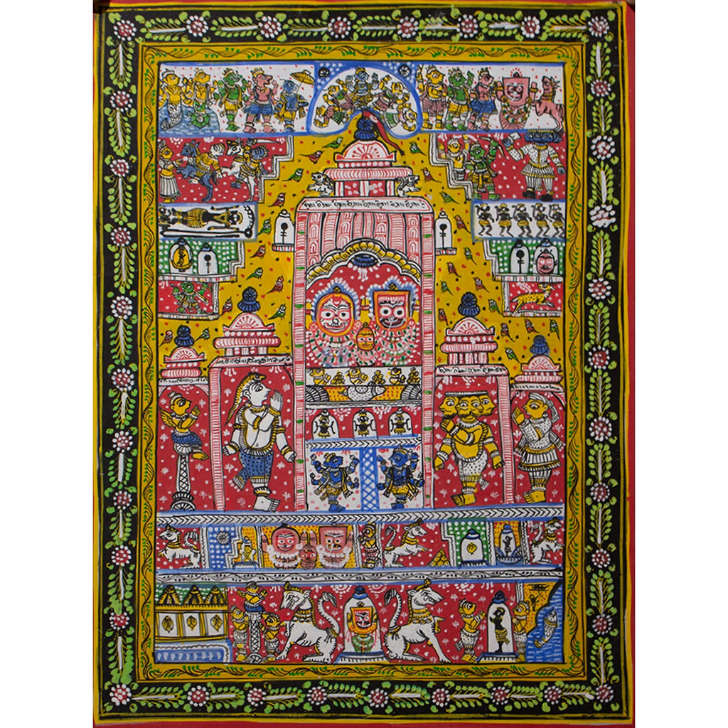Orissa Pattachitra - Jagannatha Ji Mandir