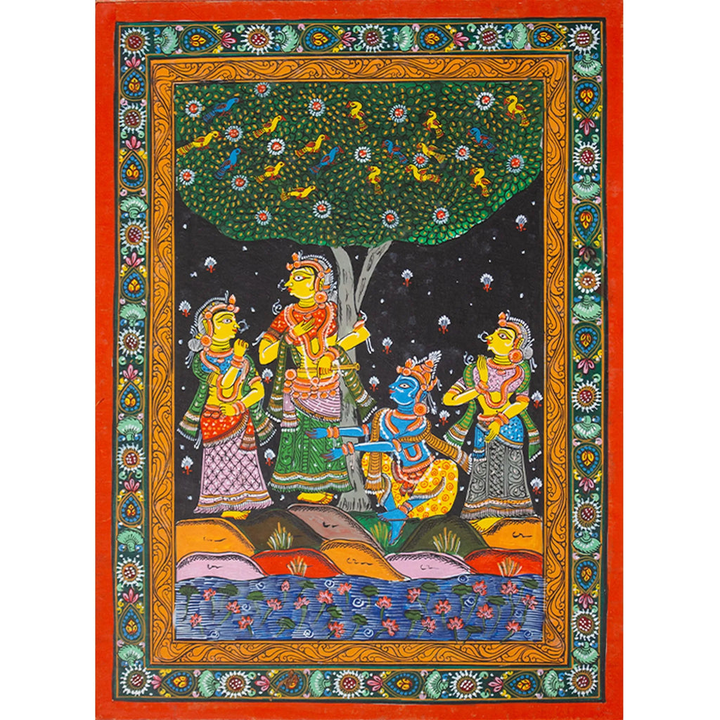 Orissa Pattachitra - Radha Krishna