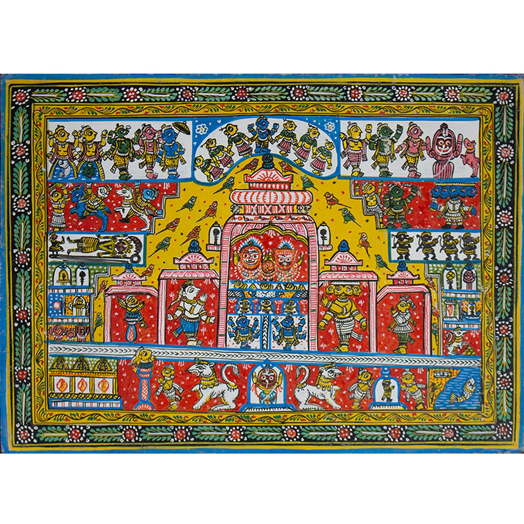Orissa Pattachitra - Old temple painting