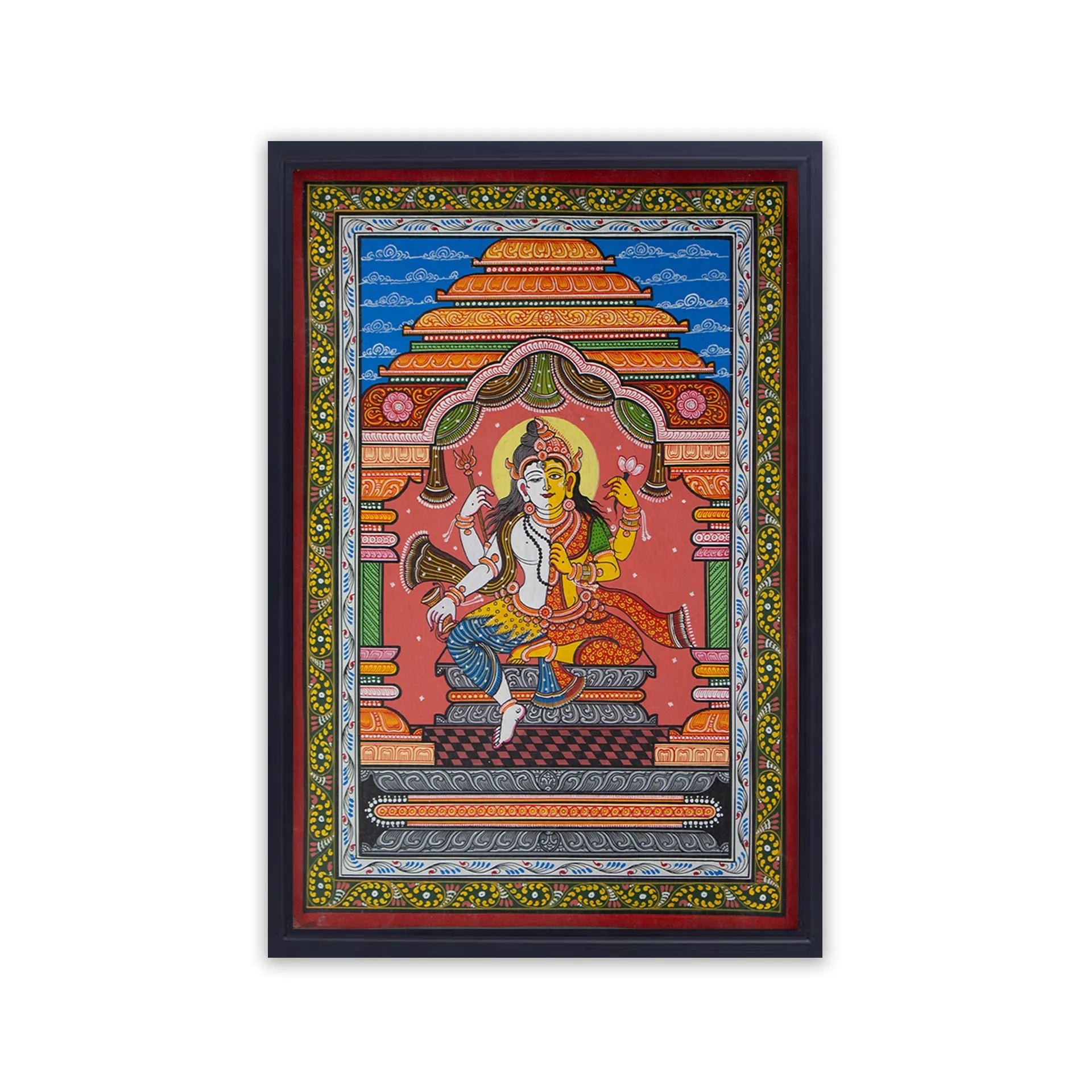 Orissa Pattachitra - Ardhnareshwar