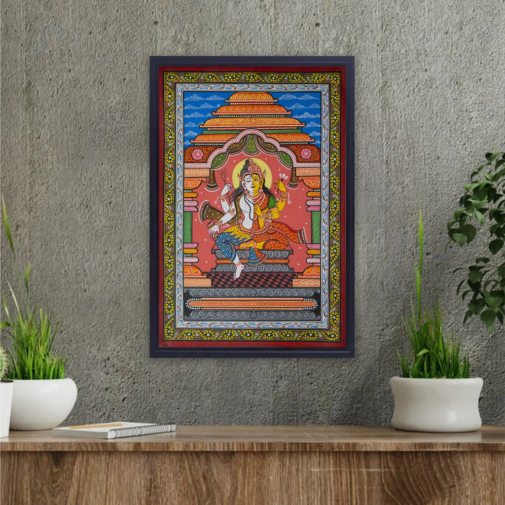Orissa Pattachitra - Ardhnareshwar