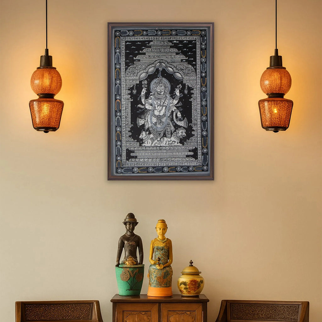 Orissa Pattachitra - Ardhnareshwar
