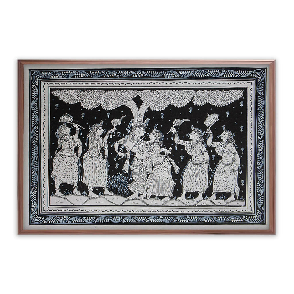 Orissa Pattachitra - Krishna Radha