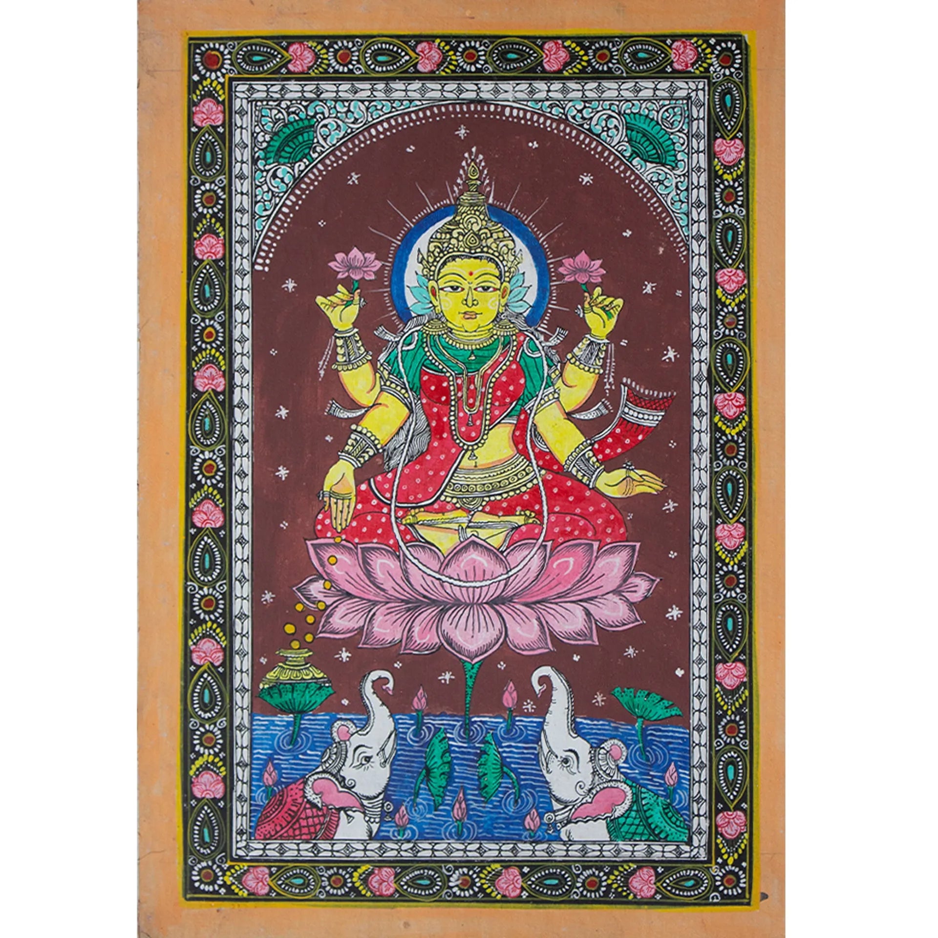 Orissa Pattachitra - Lakshmi Mata