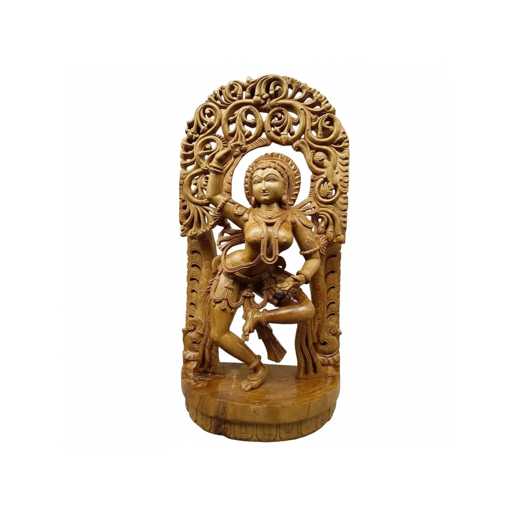 Wood sculpture Madhavamala - Ajanta Lady