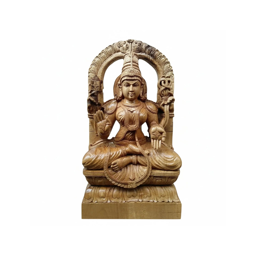 Wood sculpture Madhavamala - Laxmi Ji