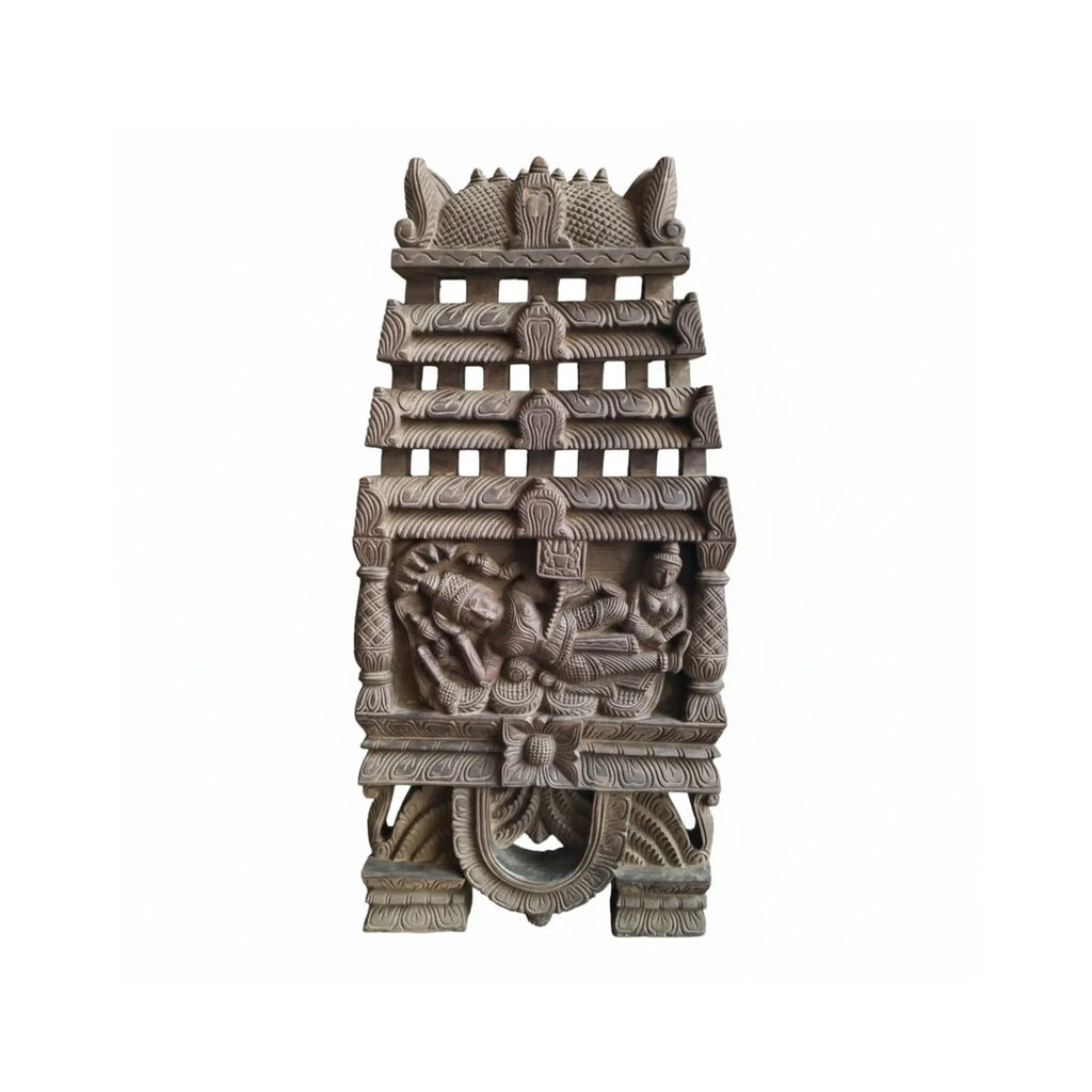 Wood sculpture Madhomala - Temple