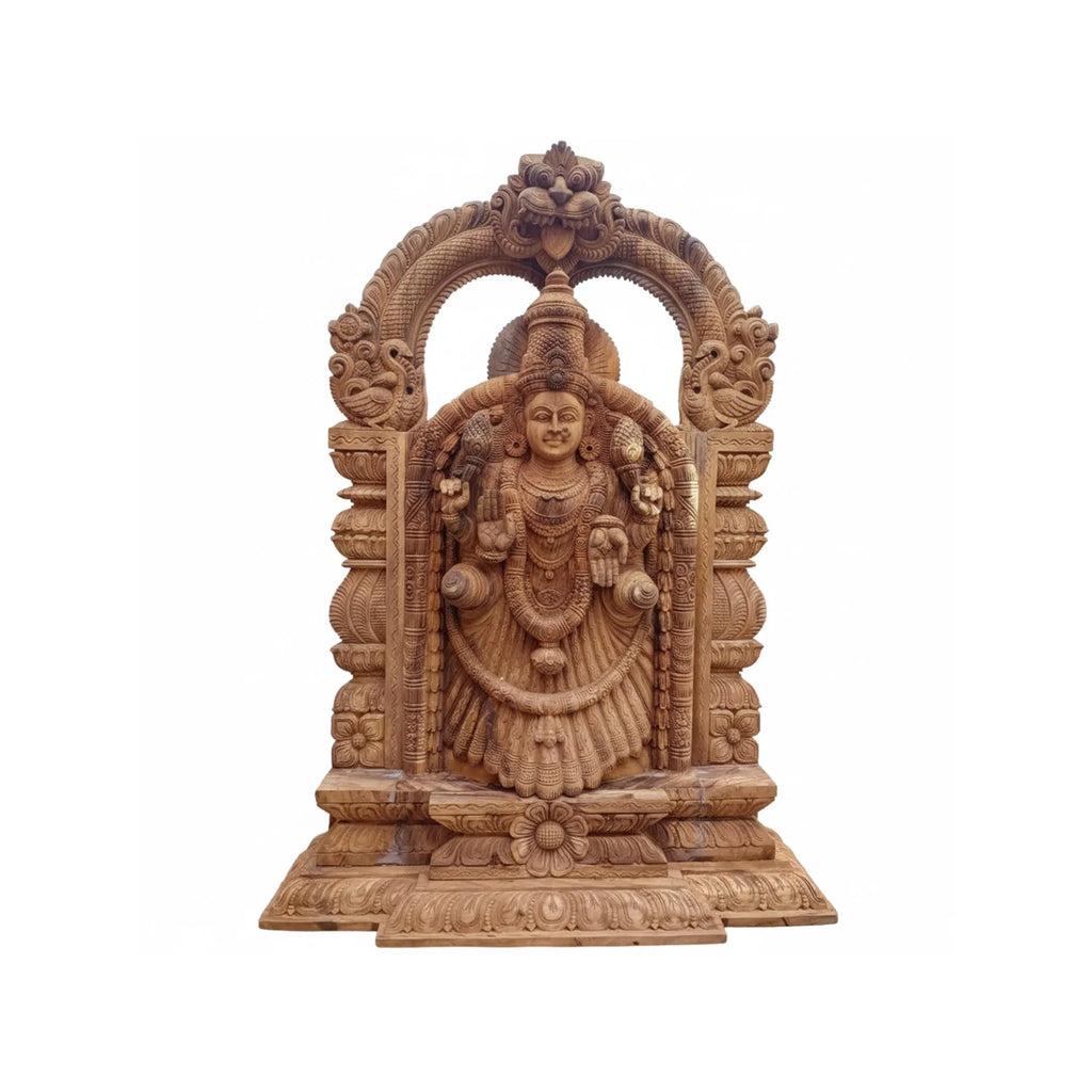 Wood sculpture Madhavamala - Padmavati