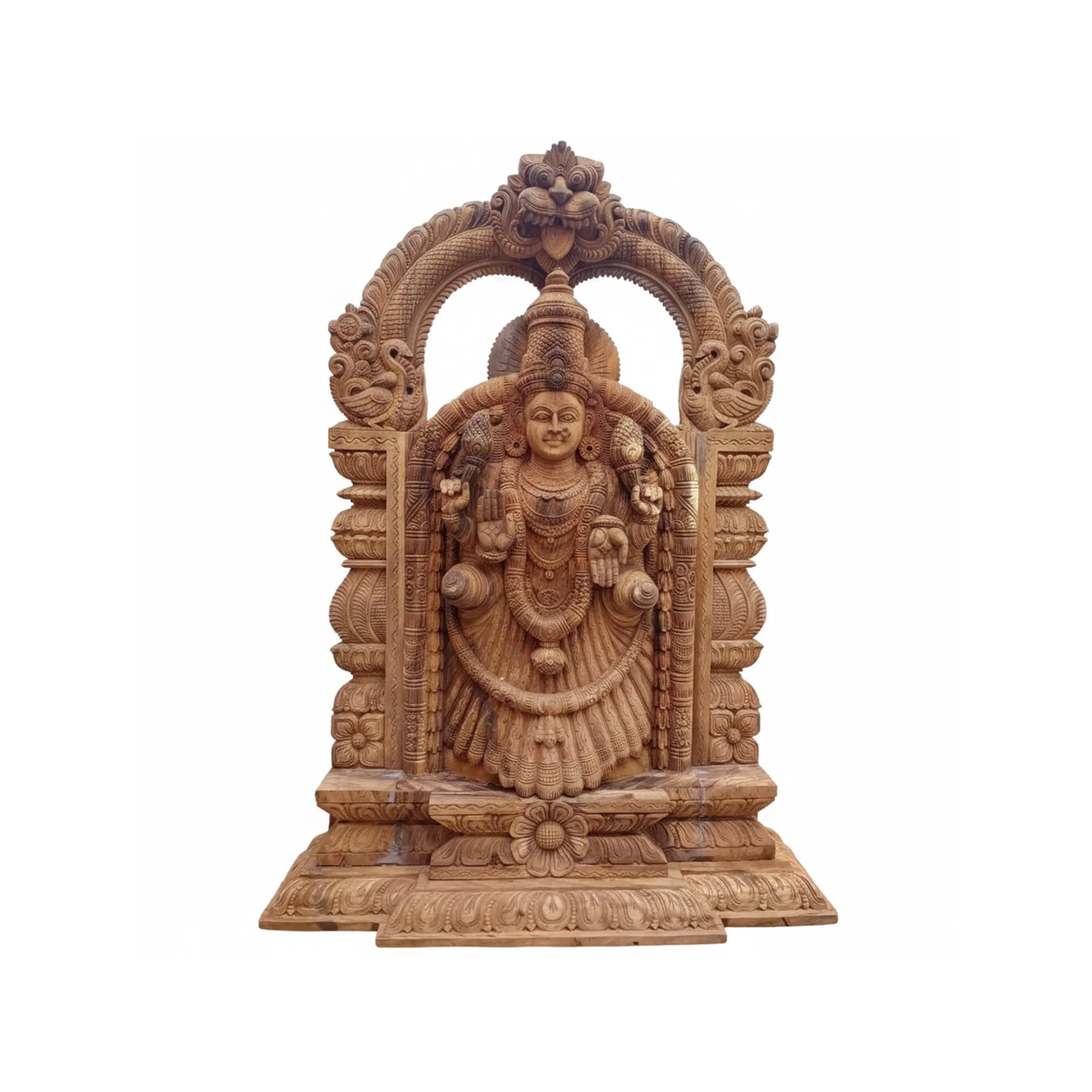 Wood sculpture Madhavamala - Padmavati