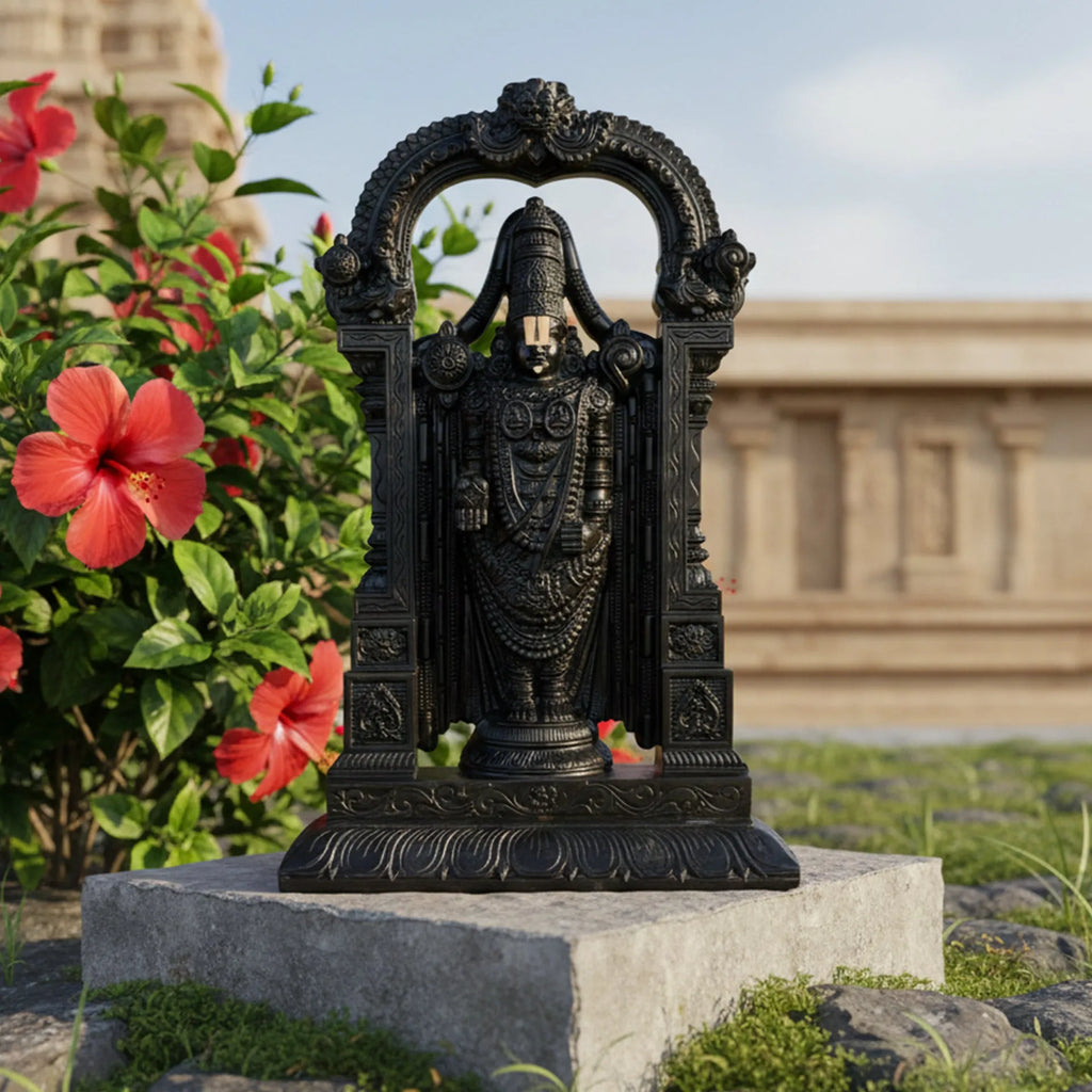 Wood sculpture Madhavamala - Tirupati Balaji