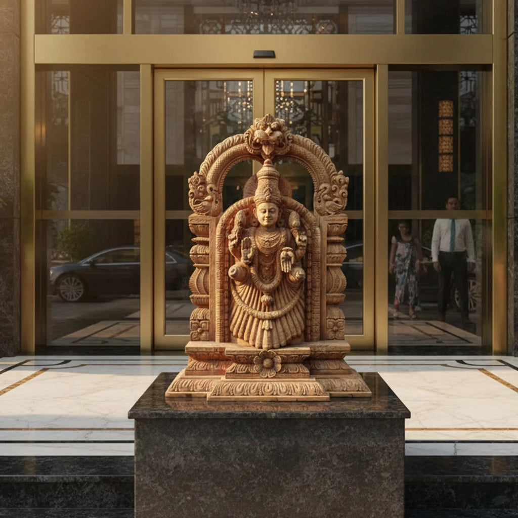 Wood sculpture Madhavamala - Padmavati