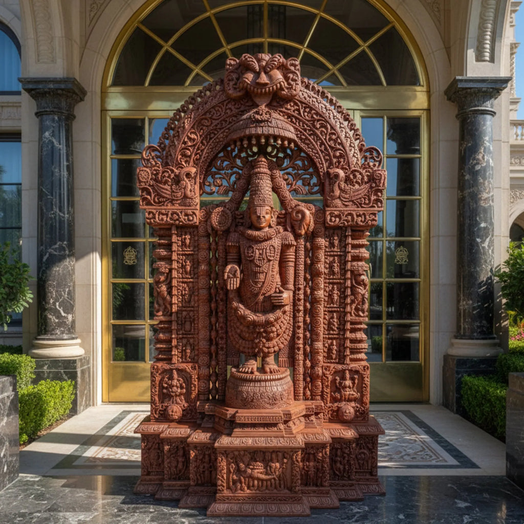 Wood sculpture Madhavamala - Mysore Balaji