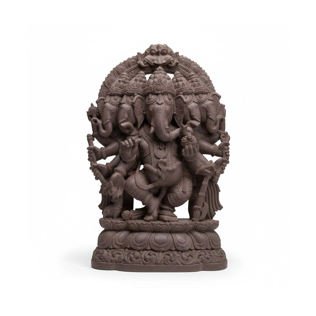 Orissa Stone Sculpture - Panchmukhi Ganesha