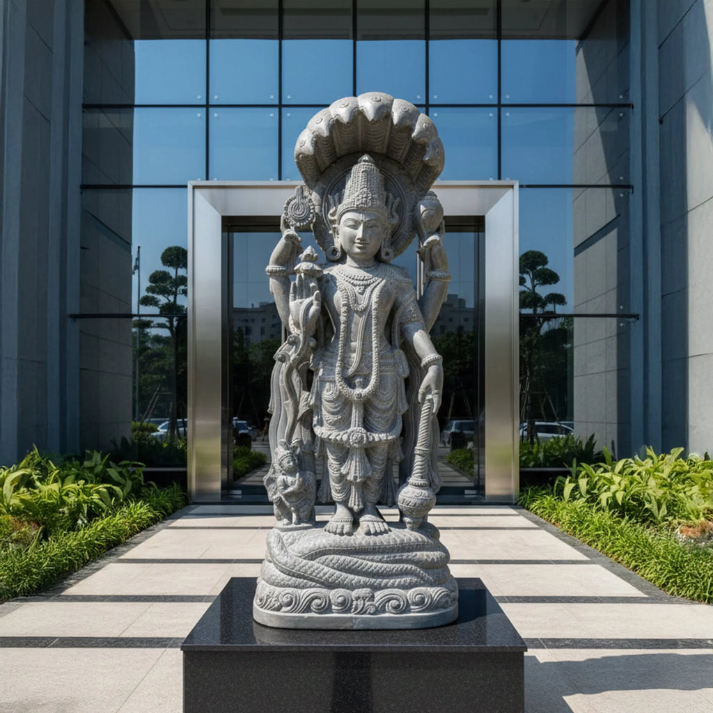 Orissa Stone Sculpture - Lord Vishnu