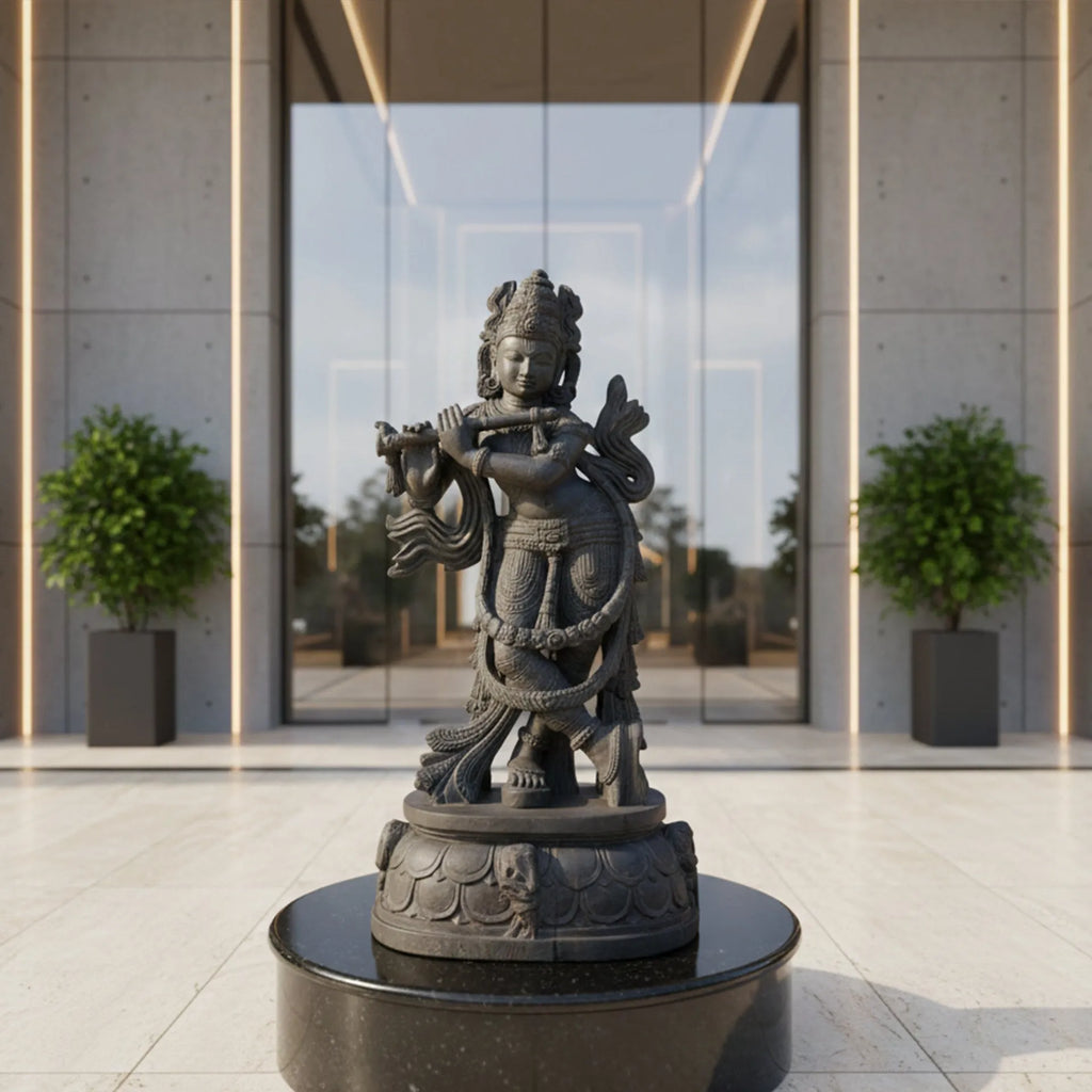 Orissa Stone Sculpture - Shree Krishna