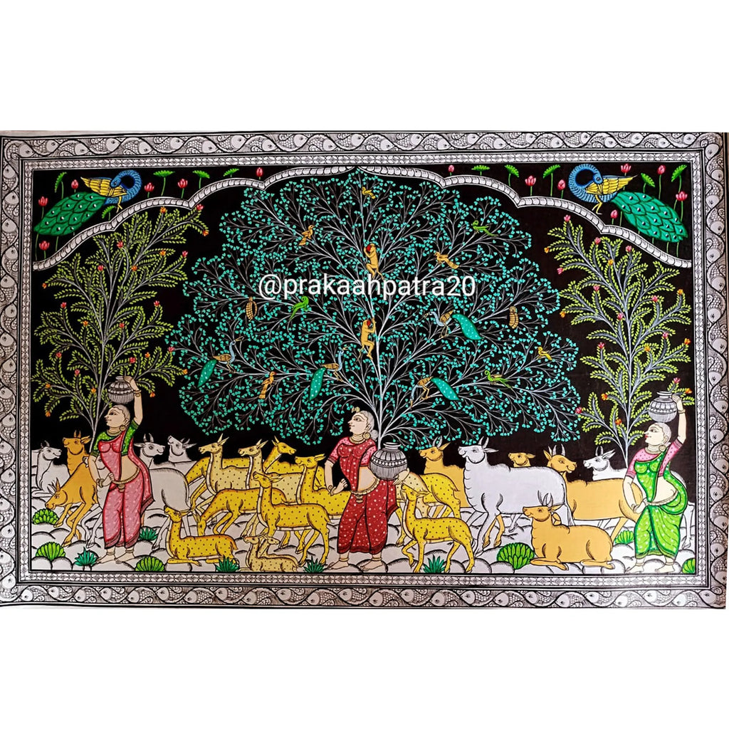 Orissa Pattachitra - Tree of Life