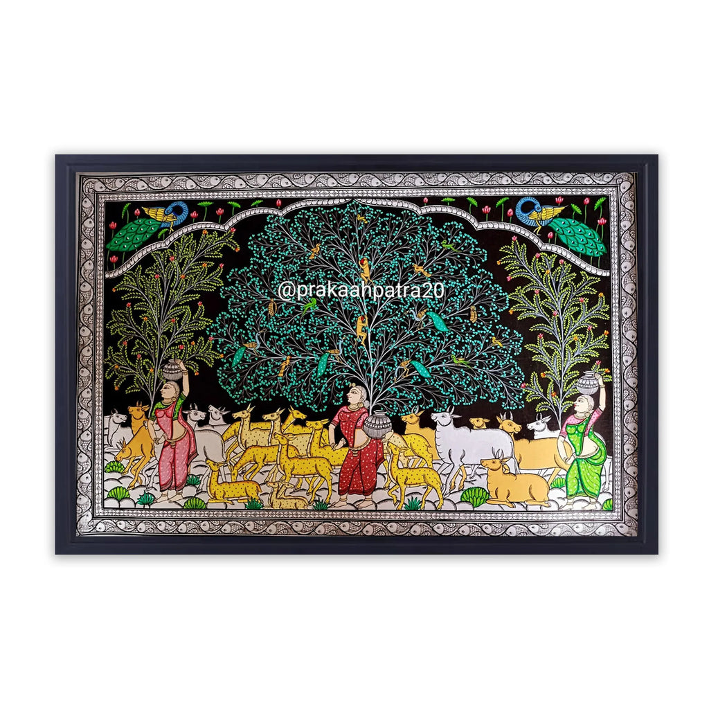 Orissa Pattachitra - Tree of Life