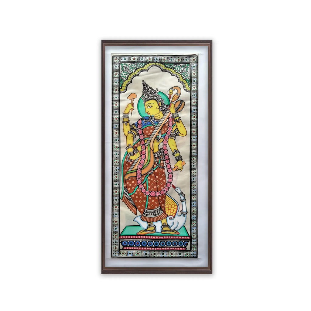 Orissa Pattachitra - Saraswati Maa