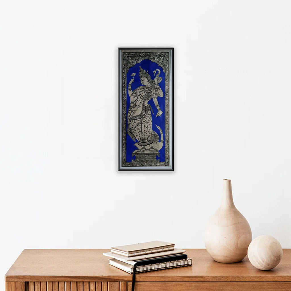 Orissa Pattachitra - Saraswati Maa