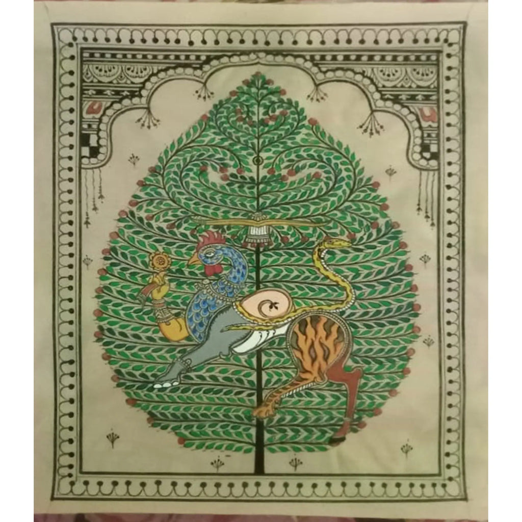 Orissa Pattachitra - Hen