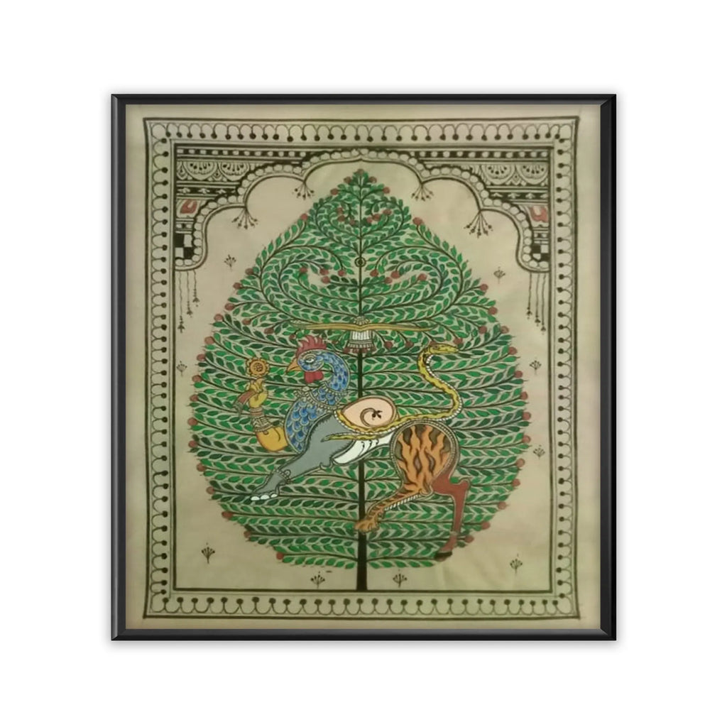 Orissa Pattachitra - Hen