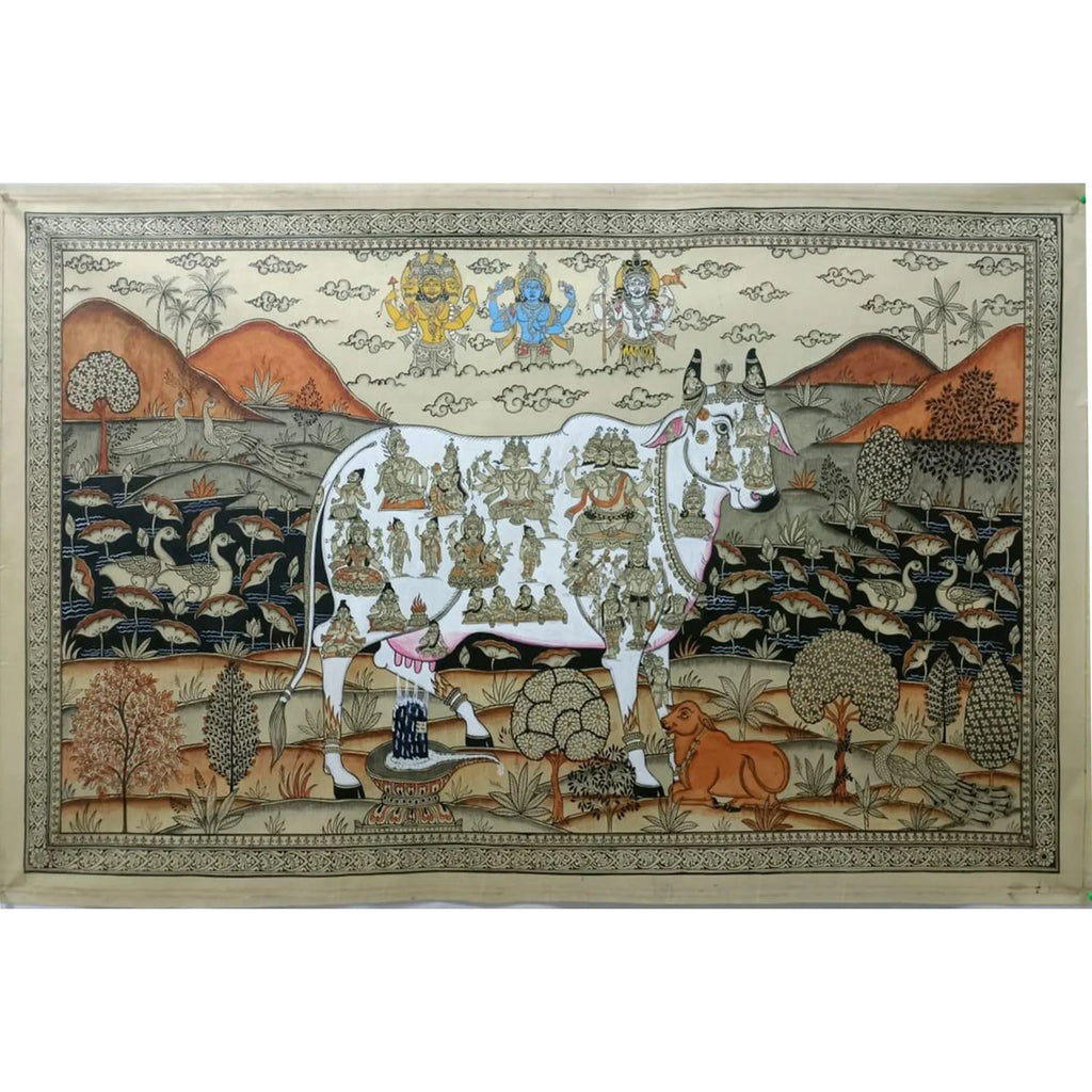 Orissa Pattachitra - Kamdhenu