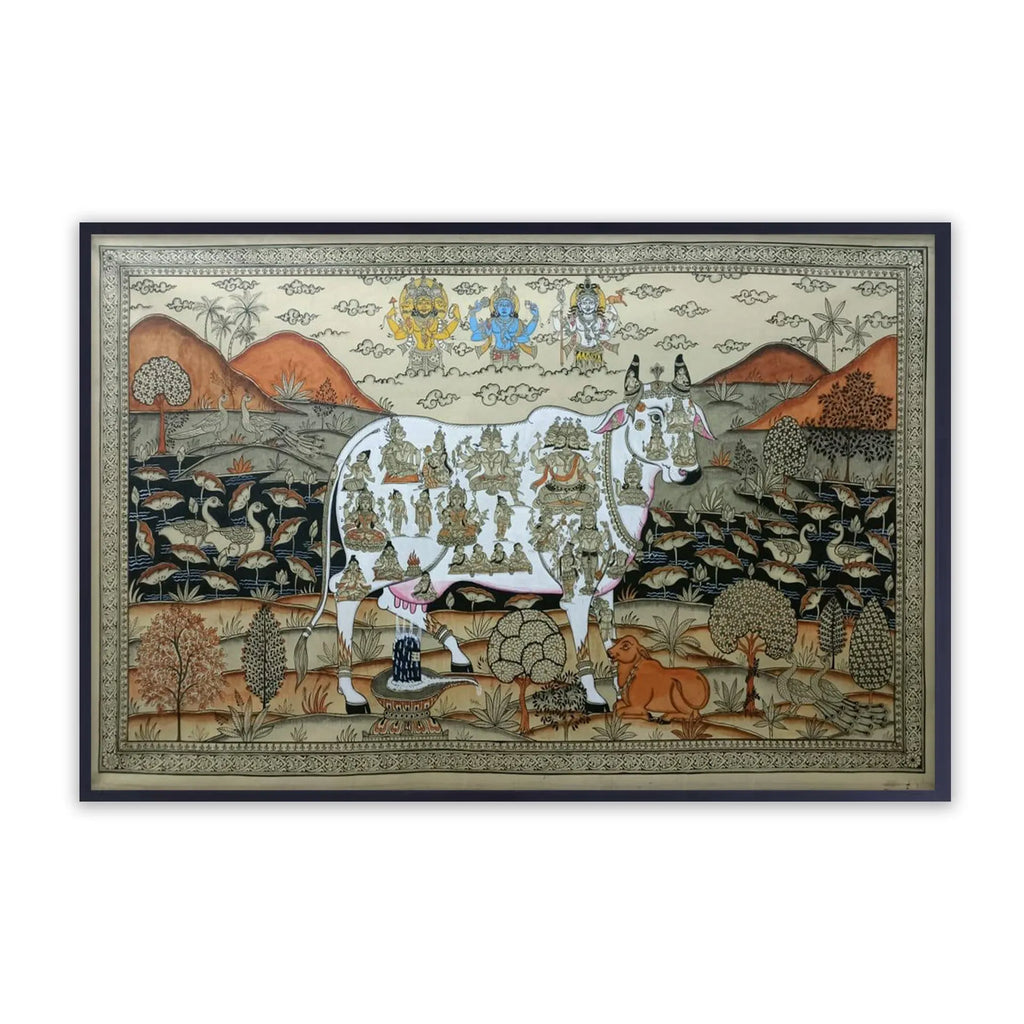 Orissa Pattachitra - Kamdhenu