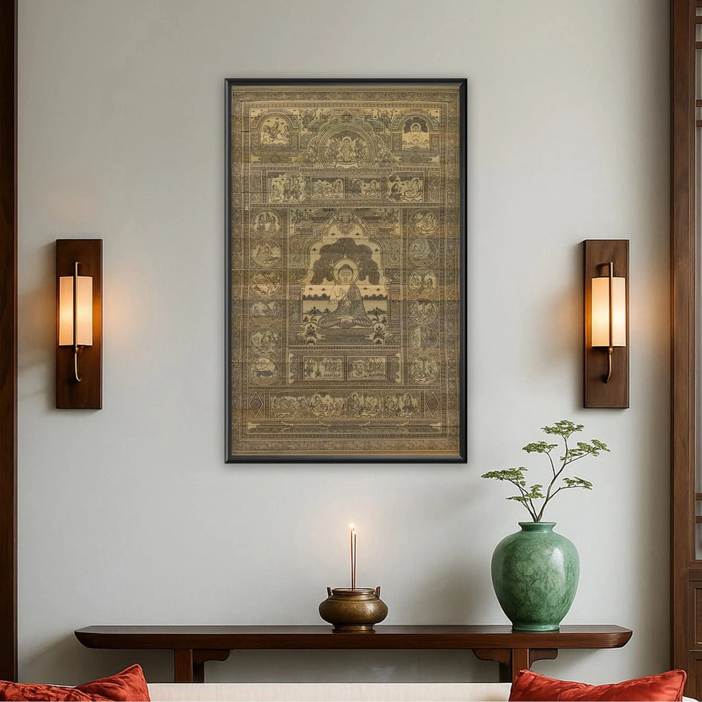 Palm Leaf - Buddha