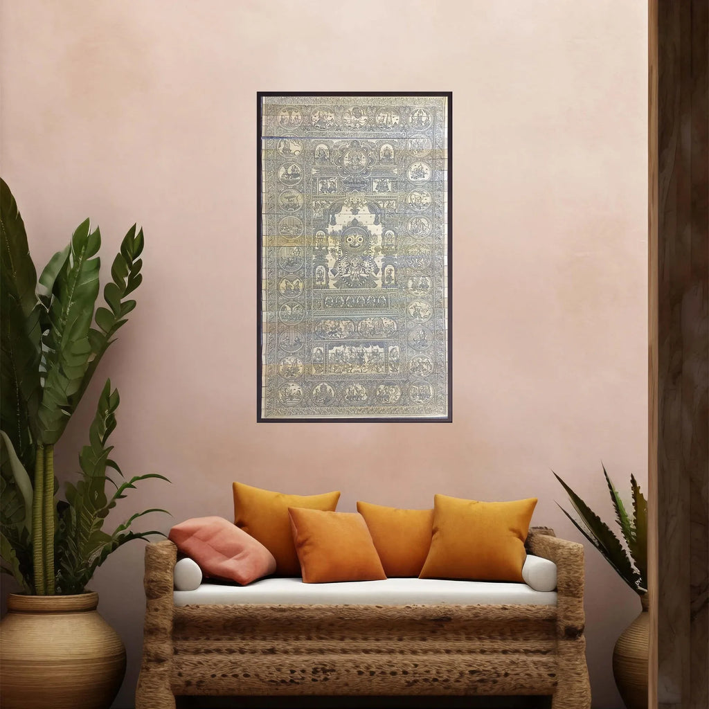 Palm Leaf - Jagannath- life story of krishna