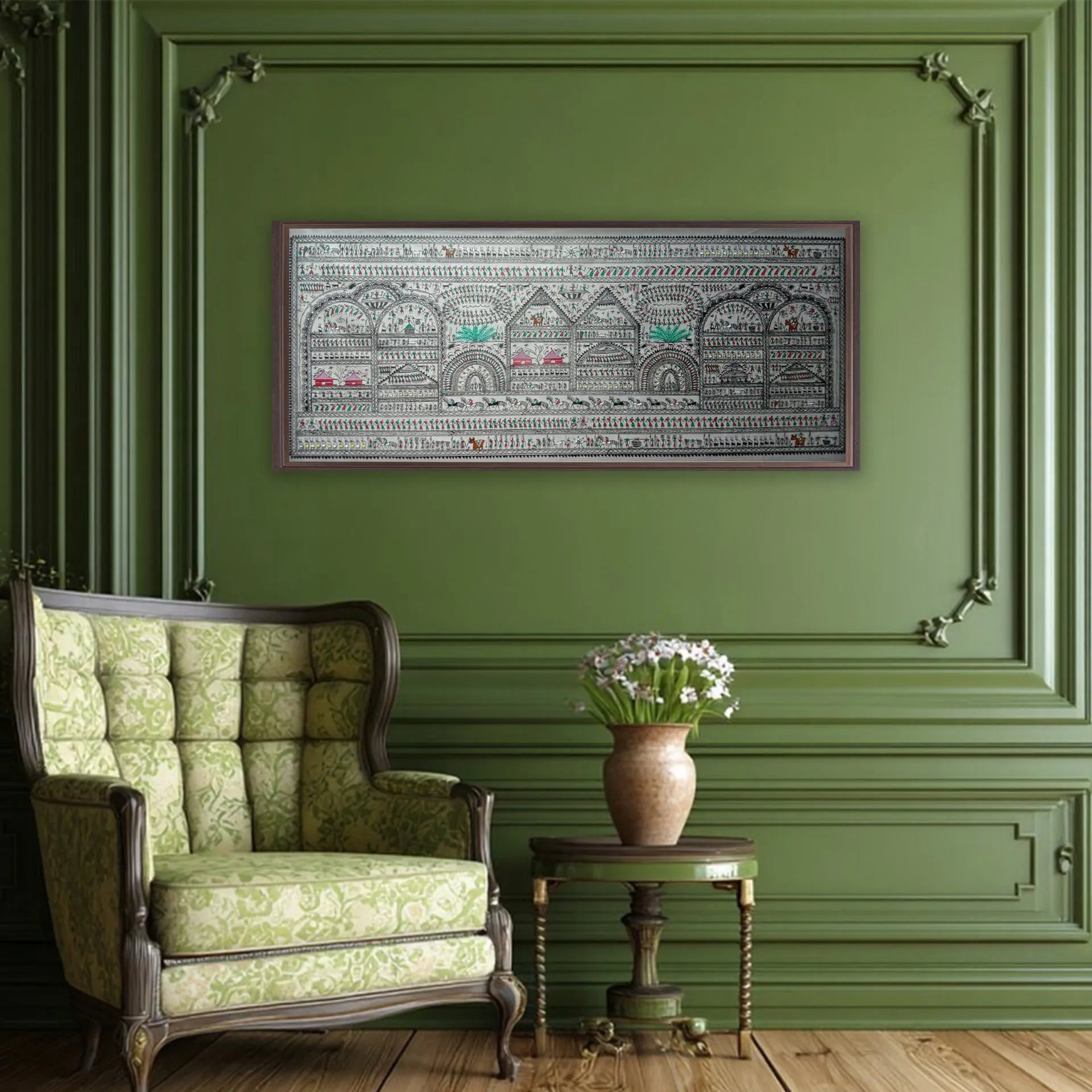 Saura - Tribal village life