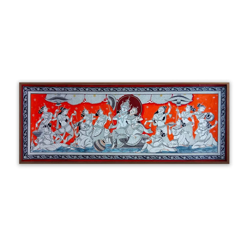 Orissa Pattachitra - Shree Krishna Raas Leela