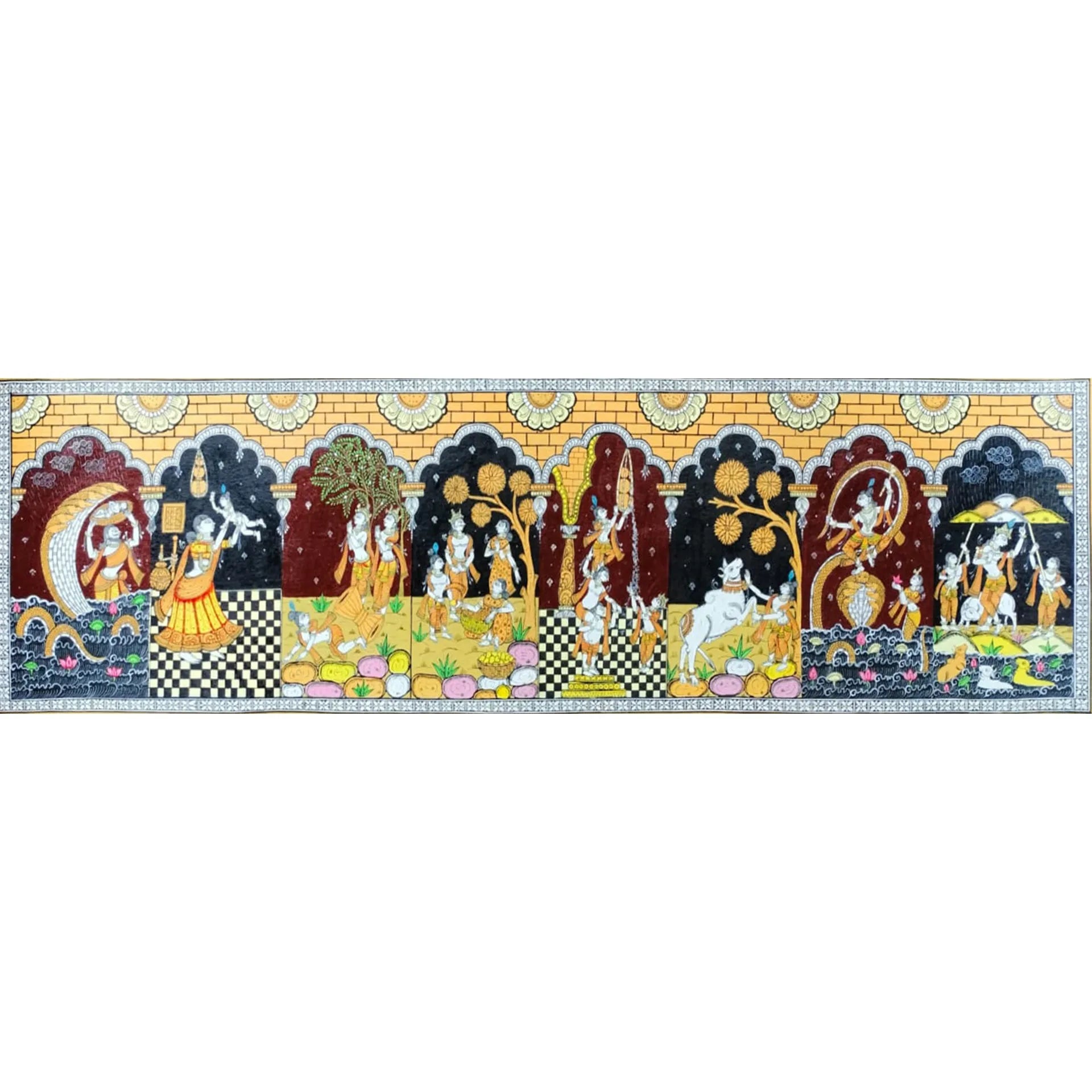 Orissa Pattachitra - Shree Krishna Life story