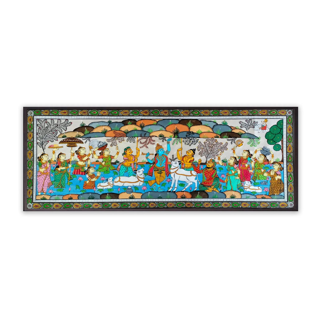 Orissa Pattachitra - Giri Govardhan