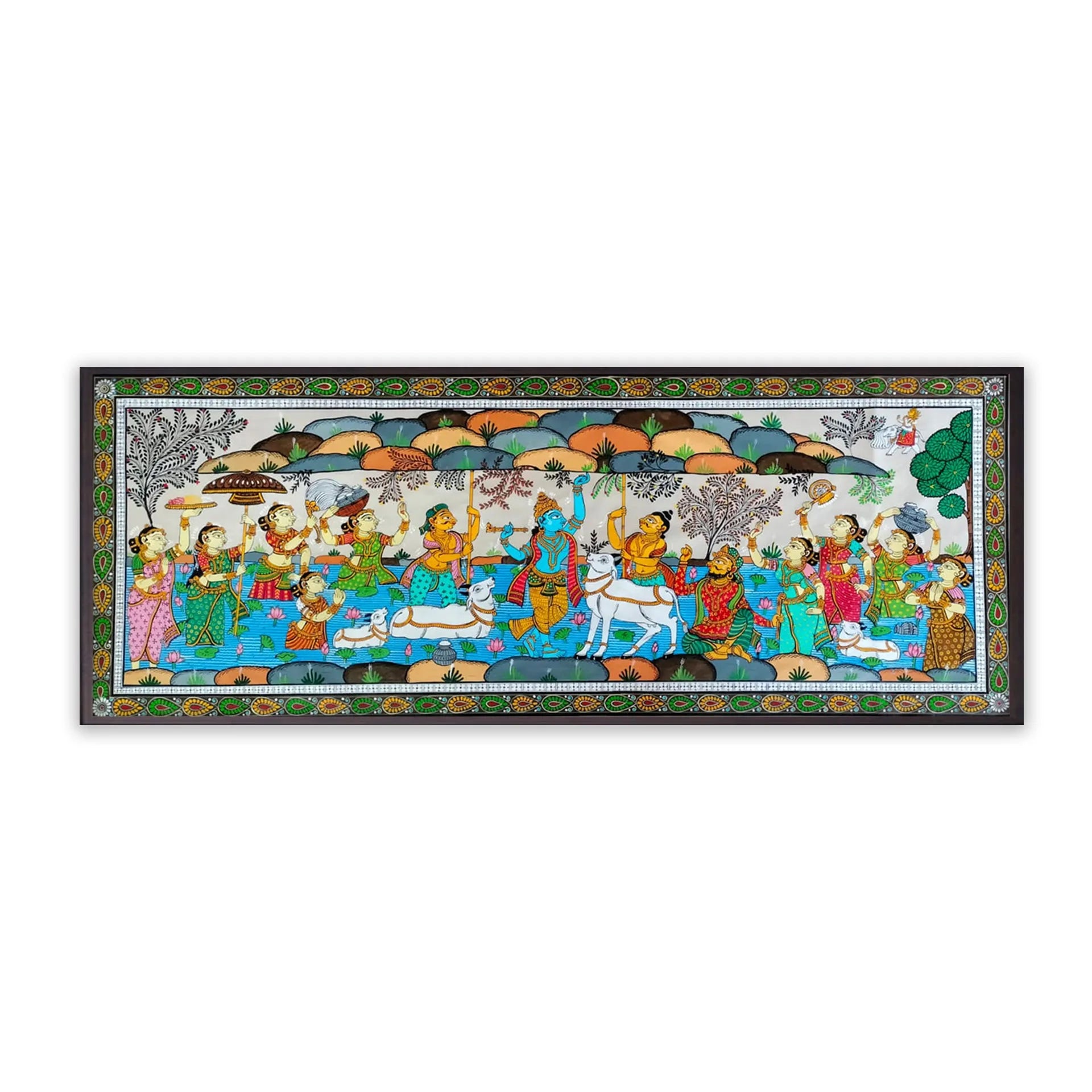 Orissa Pattachitra - Giri Govardhan