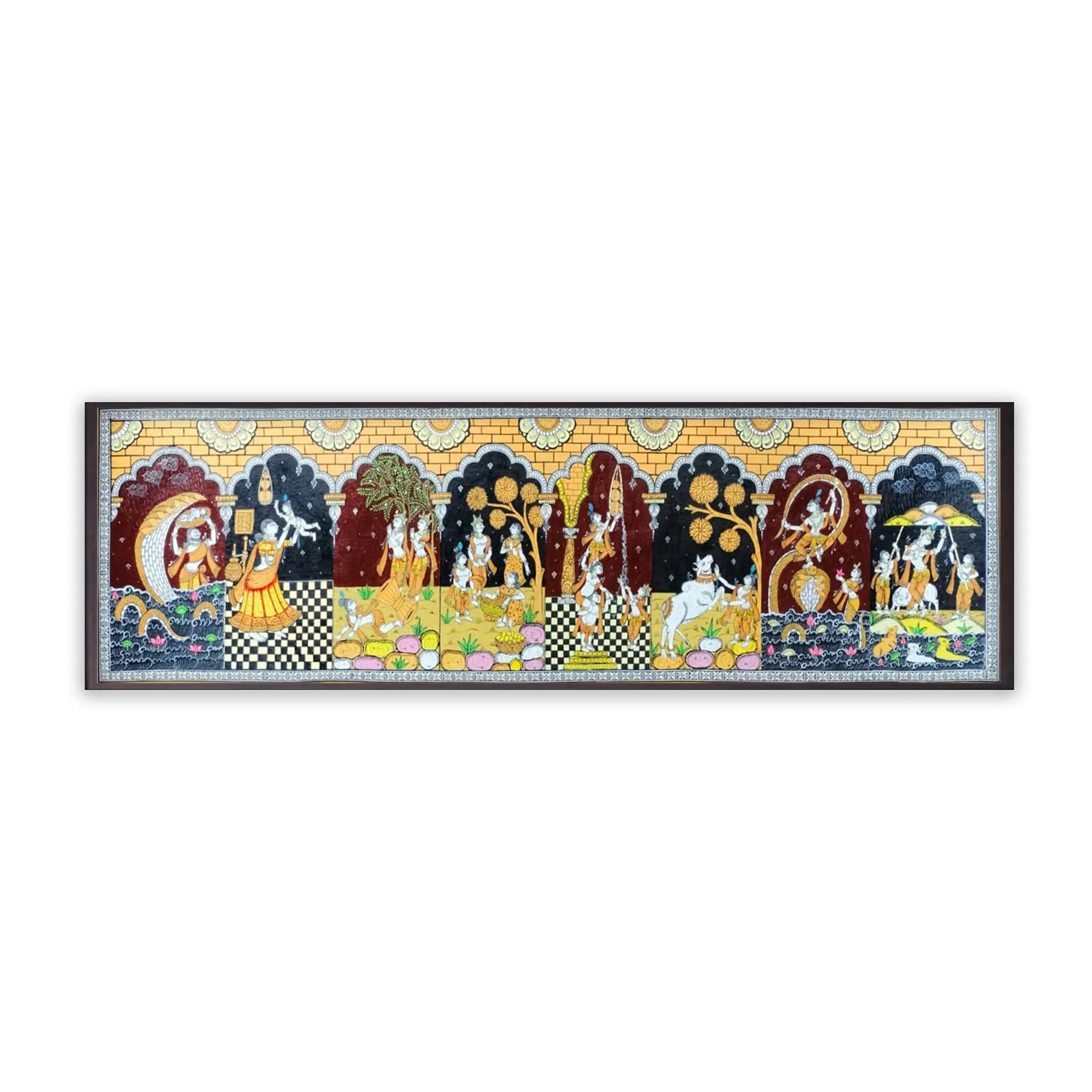 Orissa Pattachitra - Shree Krishna Life story