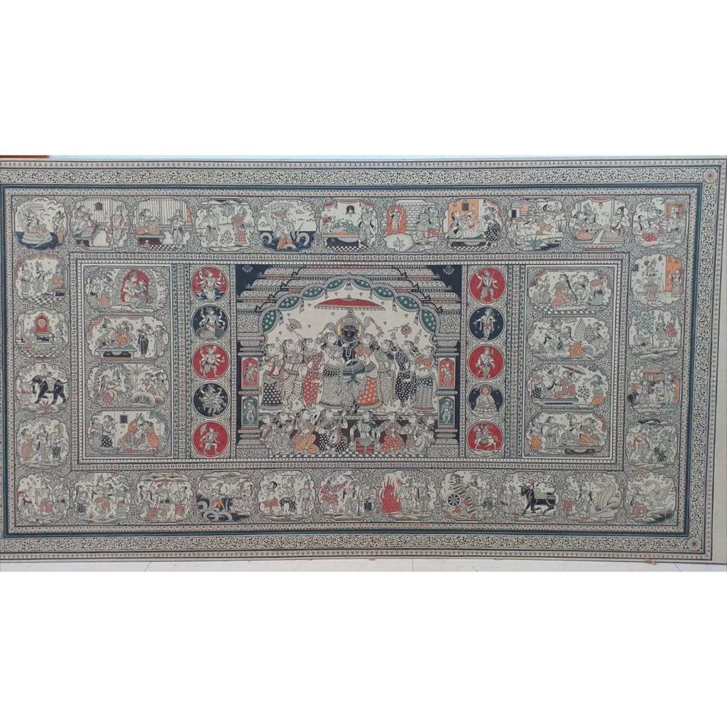 Orissa Pattachitra - Shree Krishna Life story
