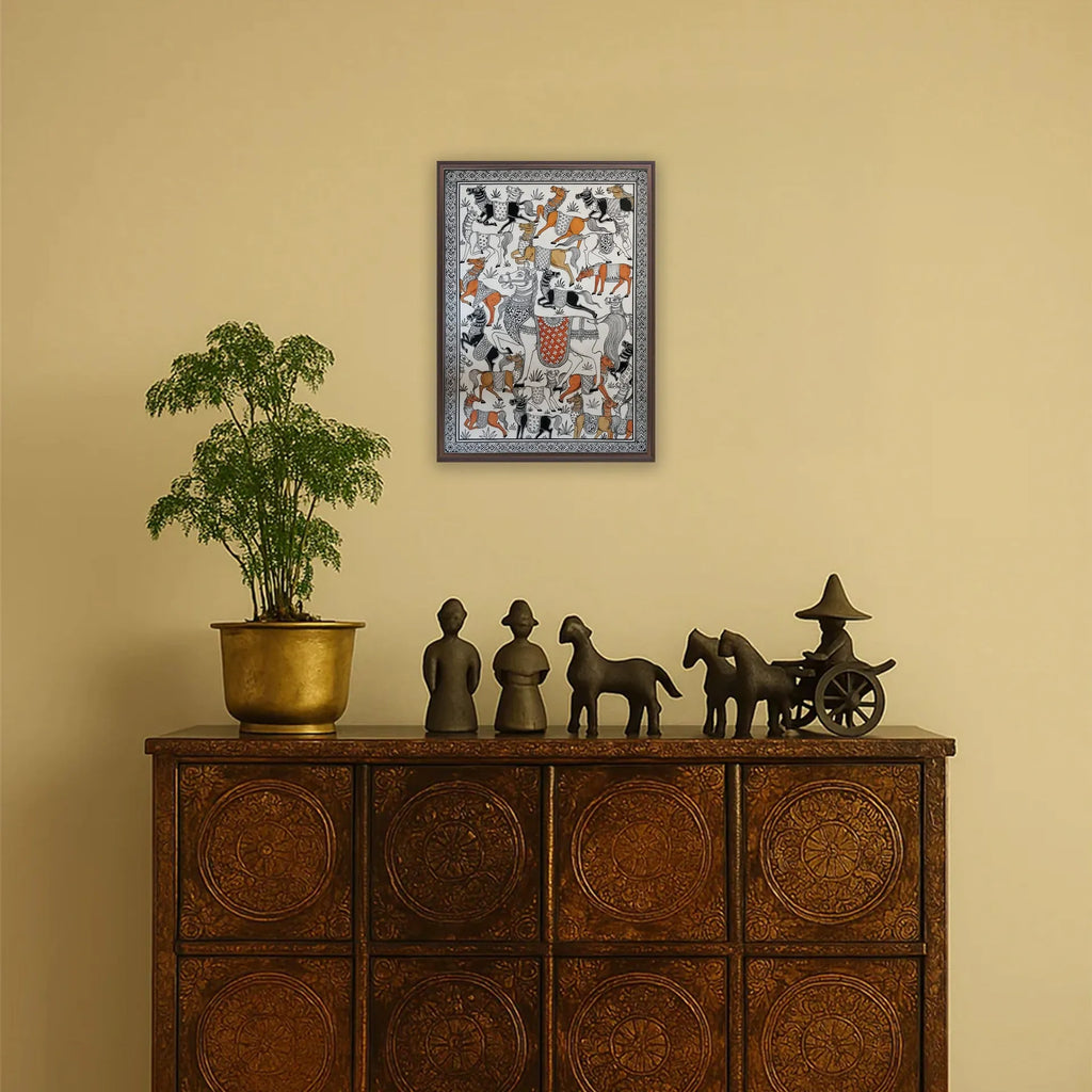 Orissa Pattachitra - Horses