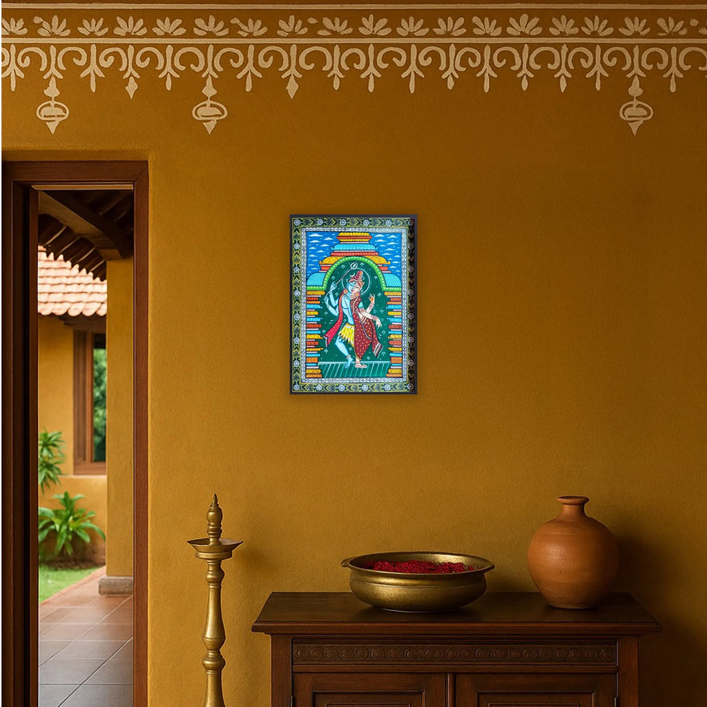 Orissa Pattachitra - Ardhanarishwar