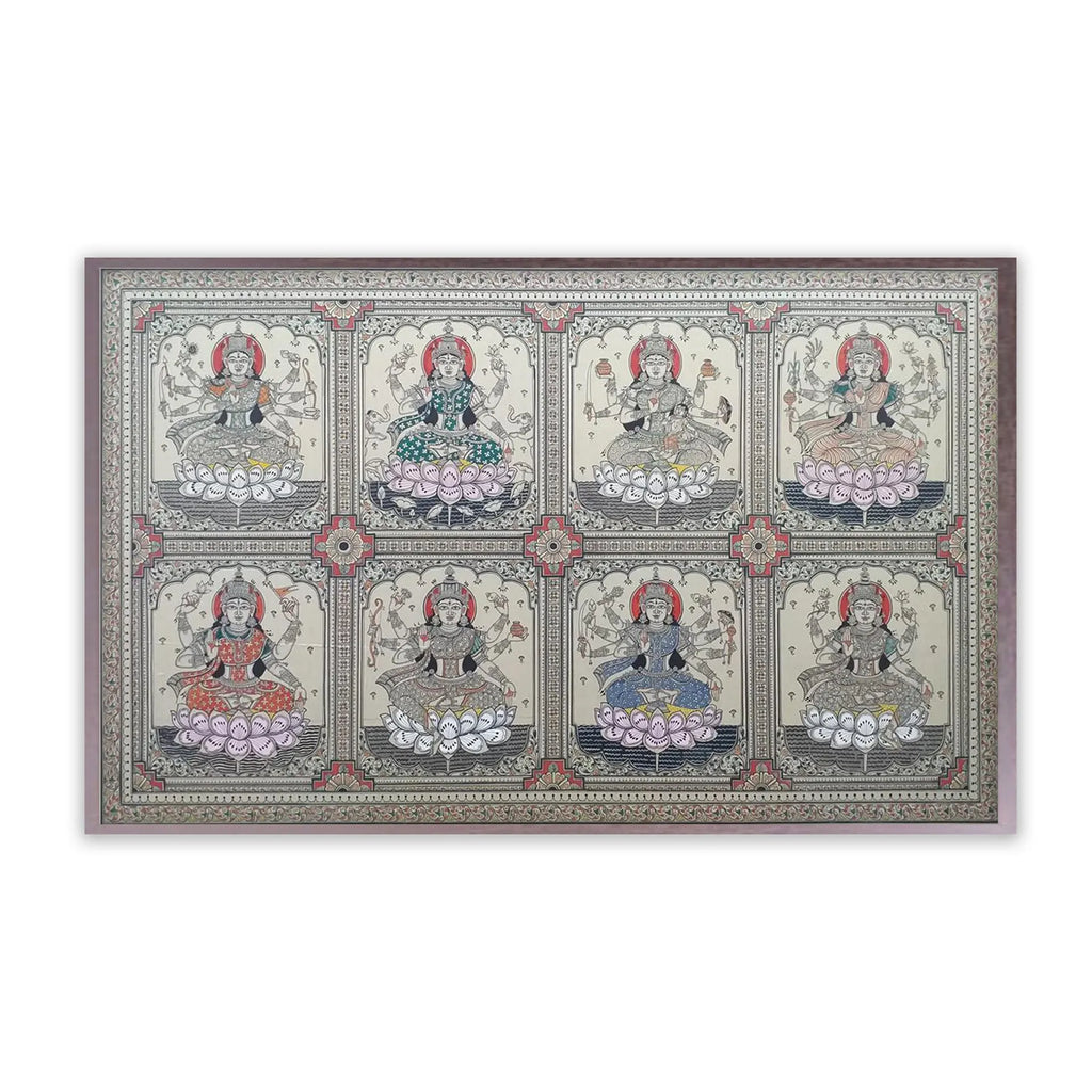 Orissa Pattachitra - Ashta Laxmi