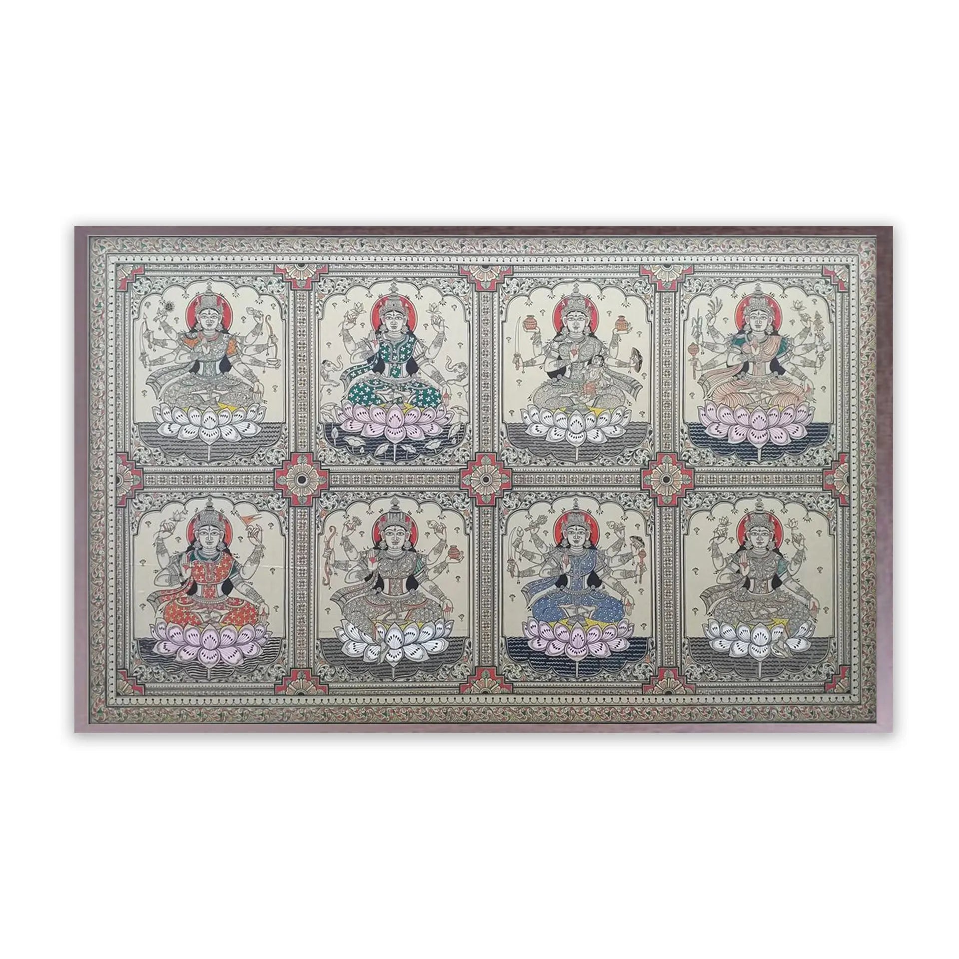 Orissa Pattachitra - Ashta Laxmi