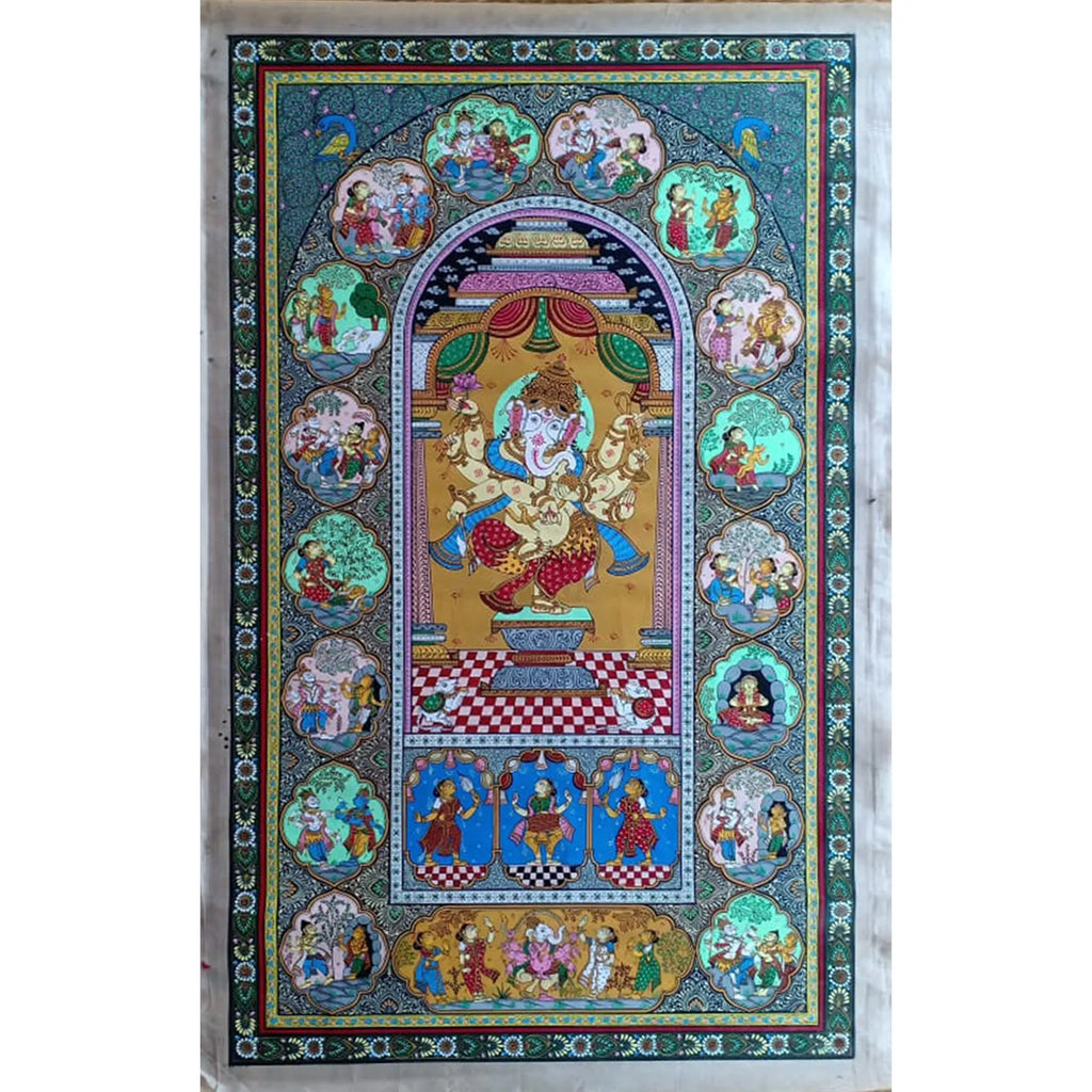 Orissa Pattachitra - Ganesha Life Story