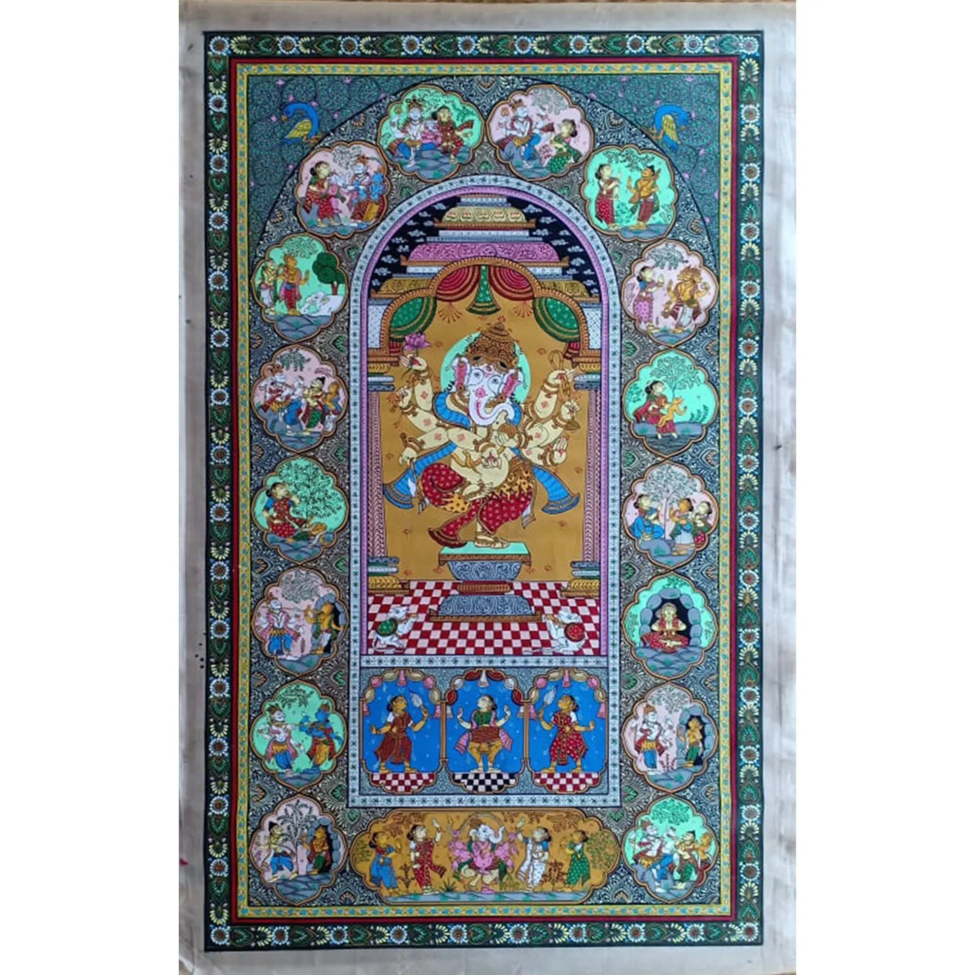 Orissa Pattachitra - Ganesha Life Story