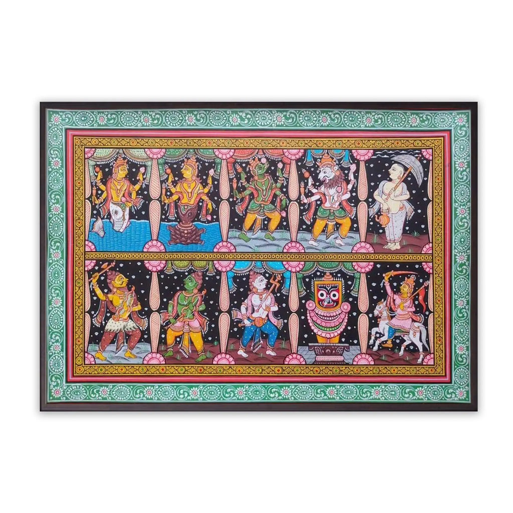 Orissa Pattachitra - Dasavtar