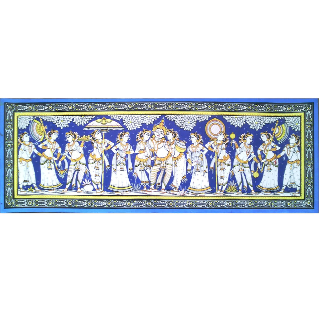 Orissa Pattachitra - Shree Krishna Raas Leela