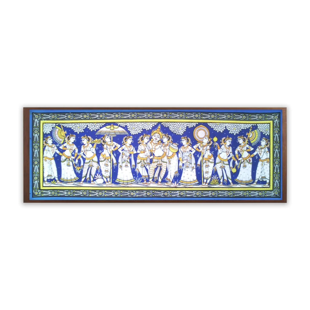 Orissa Pattachitra - Shree Krishna Raas Leela