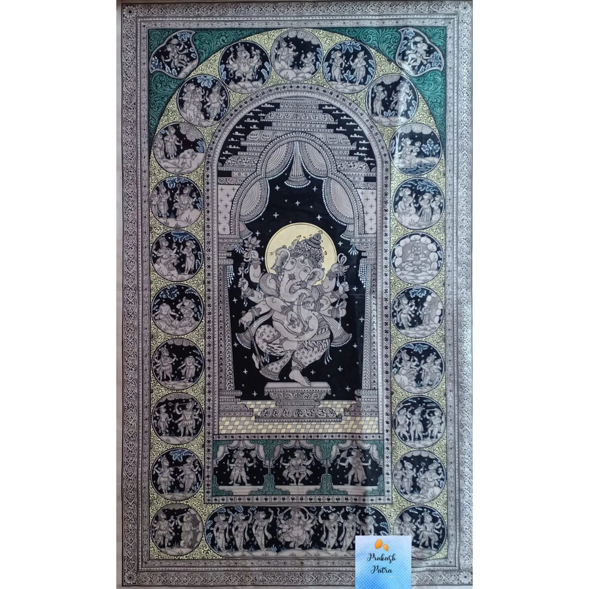 Orissa Pattachitra - Ganesha Life Story